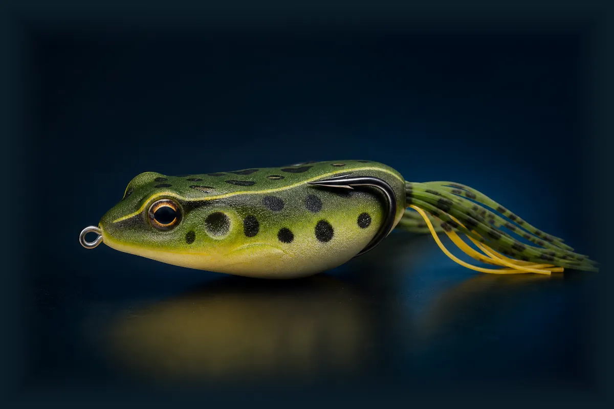 Unbranded hollow-body frog lure