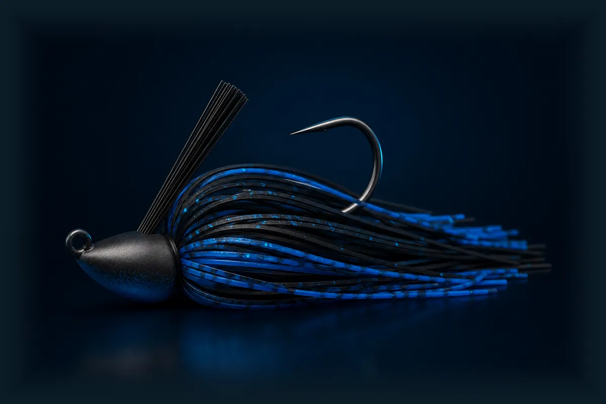Unbranded skirted bass jig