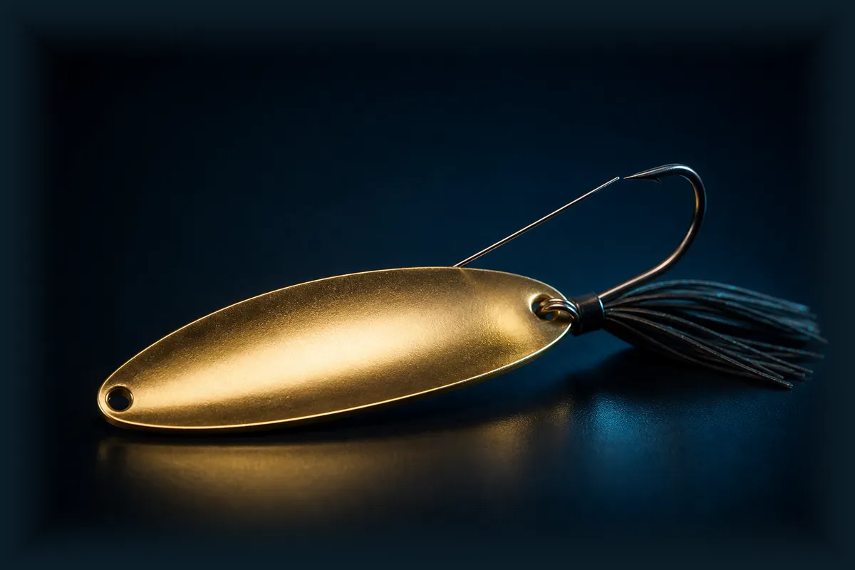 Unbranded weedless spoon lure